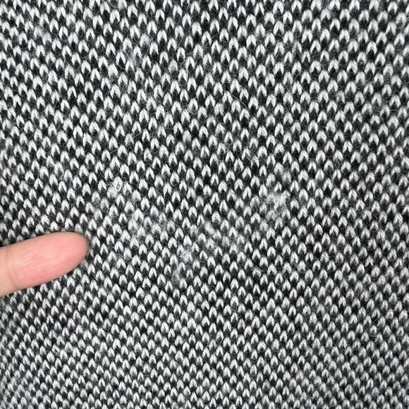 Classiques Entier Cardigan Sweater Jacket Womens Small Black White Belted Office - Picture 10 of 16